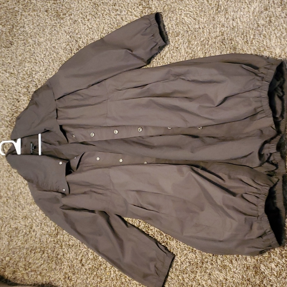 Eileen Fisher Full Length Rain Coat